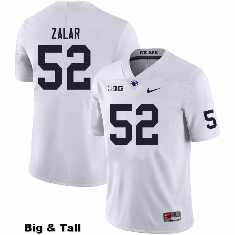 NCAA Nike Men's Penn State Nittany Lions Blake Zalar #52 College Football Authentic Big & Tall White Stitched Jersey JWD6098CP